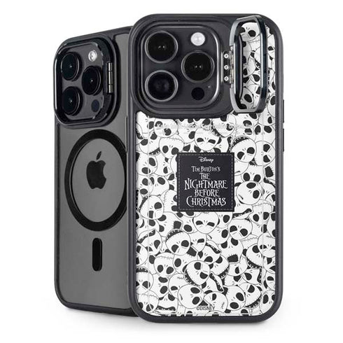 Disney The Nightmare Before Christmas Jack Skellington Pattern iPhone 15 Pro Kickstand Case